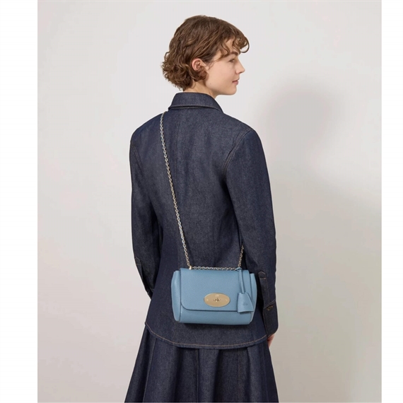 Mulberry Lily Brighton Blue Heavy Grain